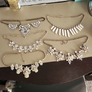 Lot of 5 Statement Necklaces